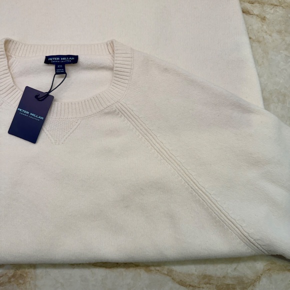 Peter Millar Crown Crafted Crew Neck Sweater Made in England Wool/Cashmere XXL - Picture 3 of 9